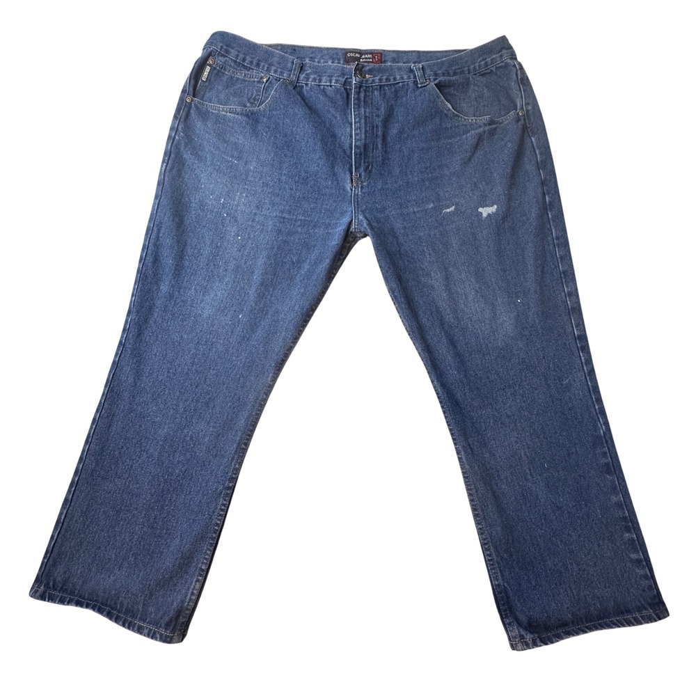 Oscar Jeans Denim Pants Mens 50x30 (47x28) Blue Selected Straight Leg Casual